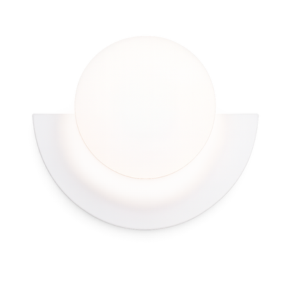Bolla Lucente Glass Globe Wall Sconce Hardwired G9 LED Ready