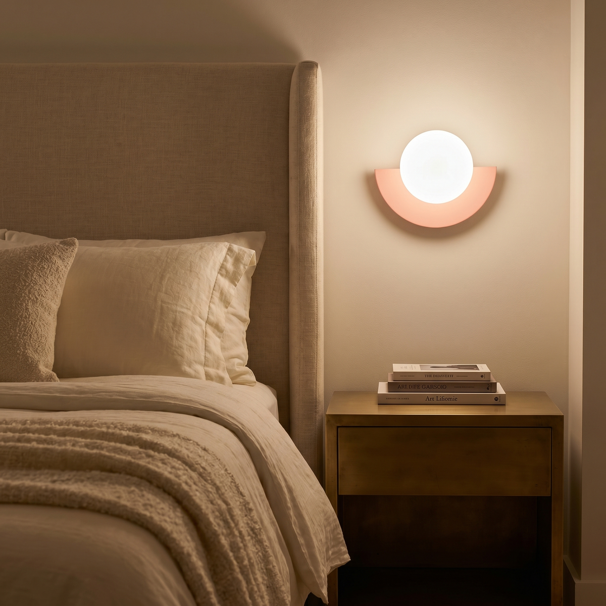 
Bolla Lucente Glass Globe Wall Sconce Hardwired G9 LED Ready