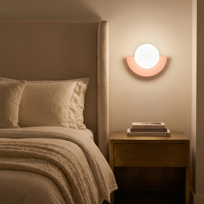 Bolla Lucente Glass Globe Wall Sconce Hardwired G9 LED Ready