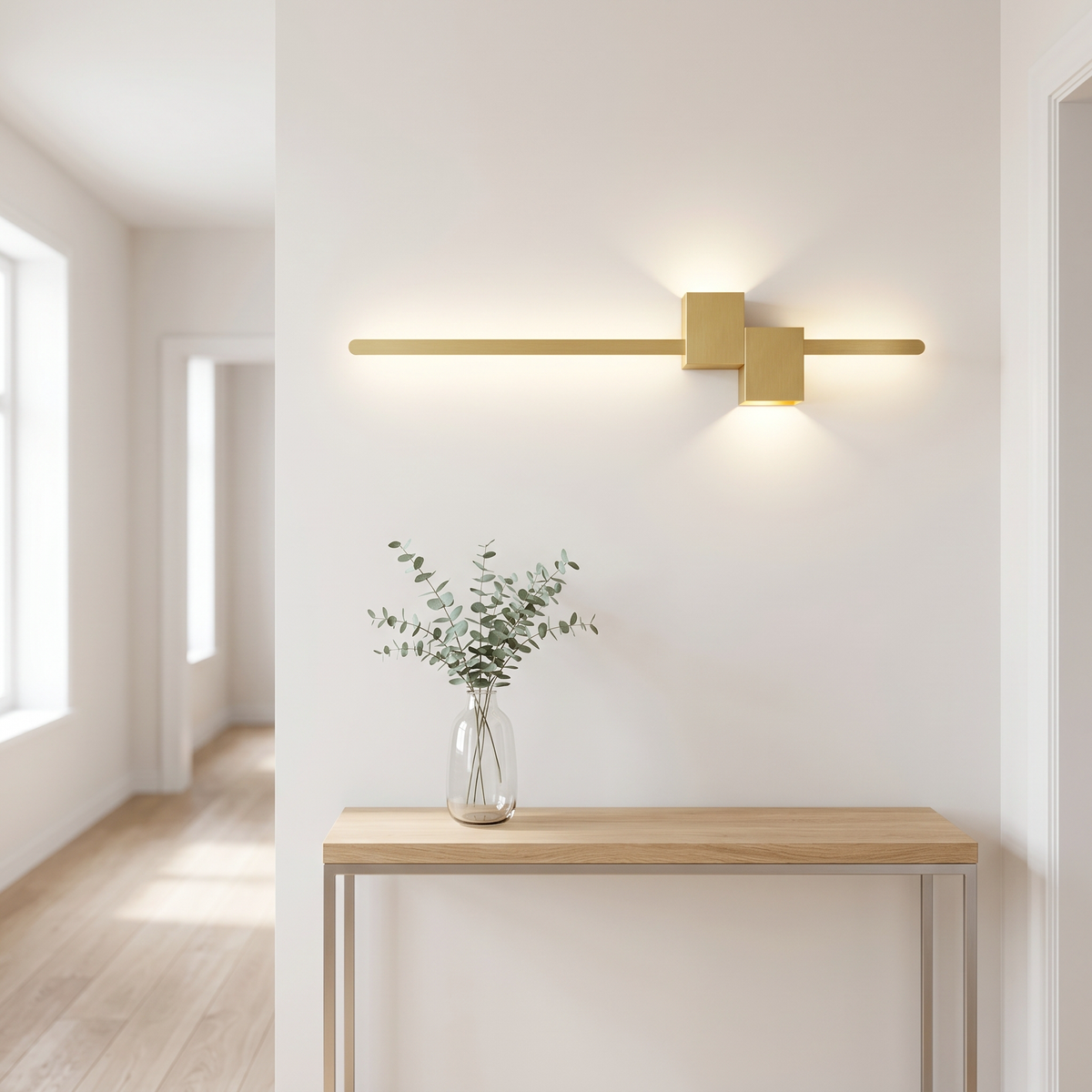 
Filo Linear LED Wall Light Slim Metal Bar Up and Down Sconce