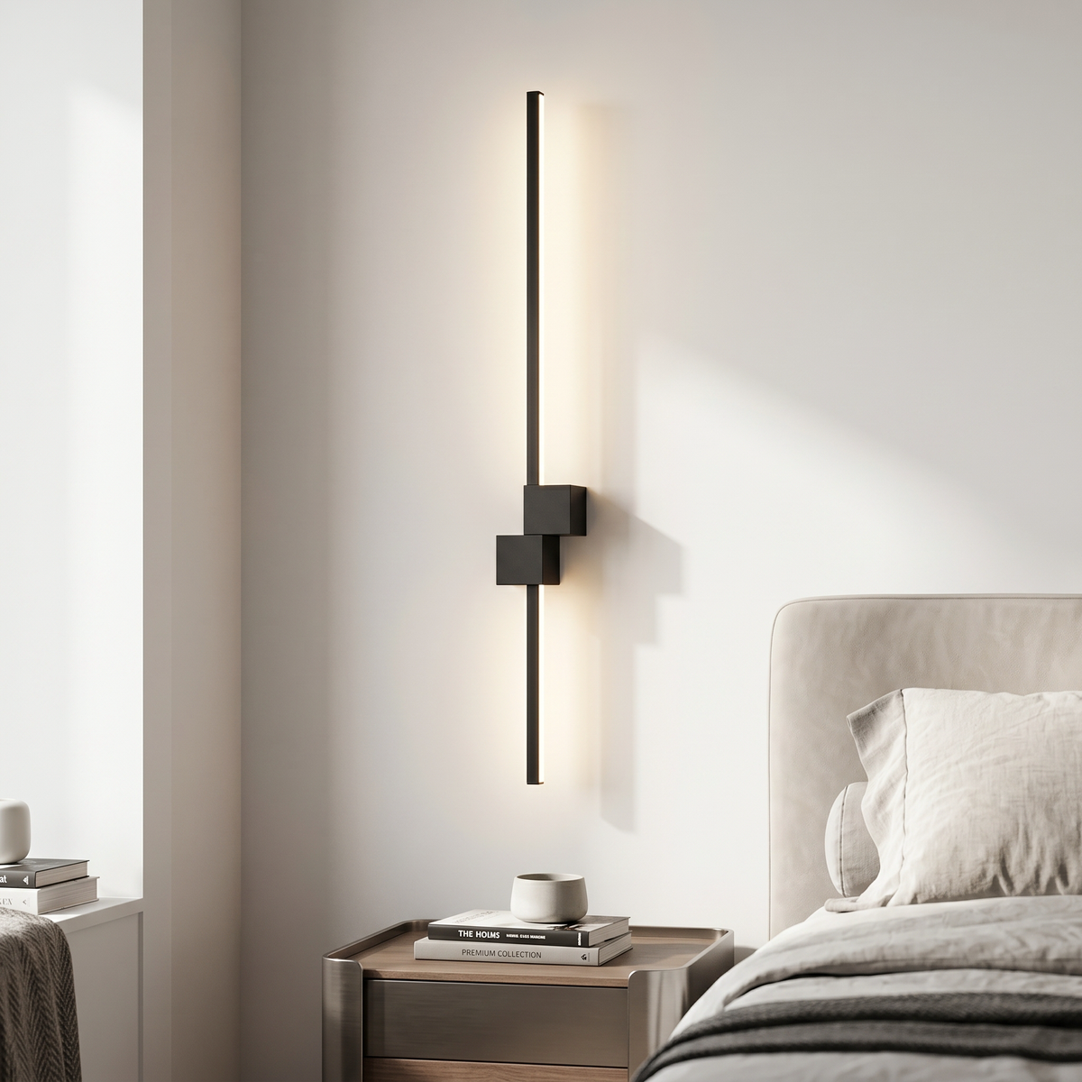 
Filo Linear LED Wall Light Slim Metal Bar Up and Down Sconce