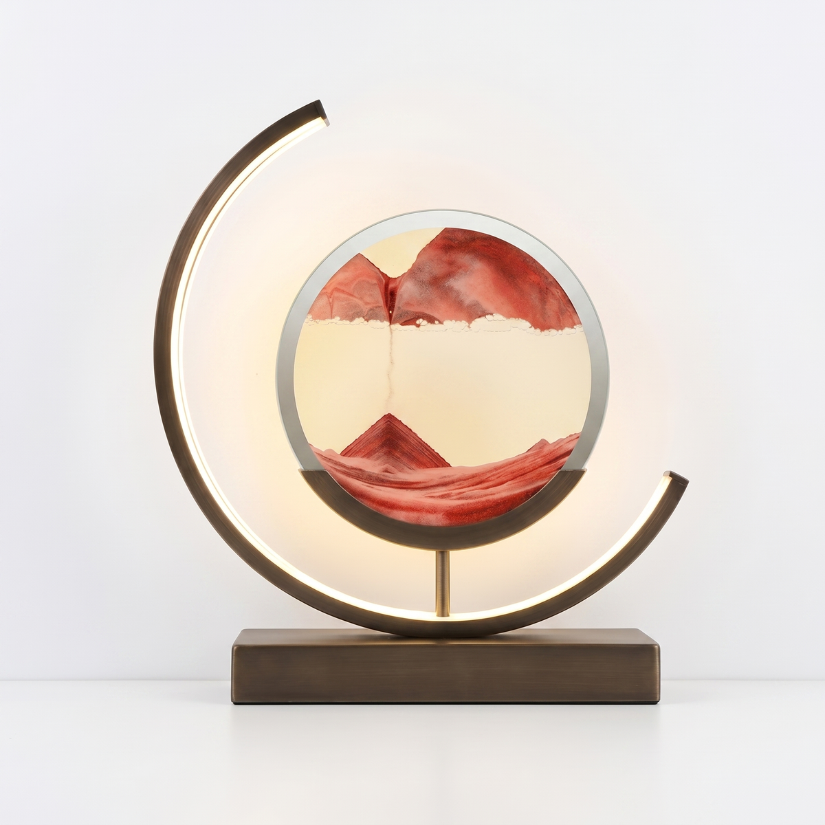 
Duna Moving Sand Art Lamp Dimmable LED Desk and Bedside Light