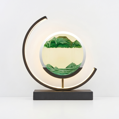Duna Moving Sand Art Lamp Dimmable LED Desk and Bedside Light